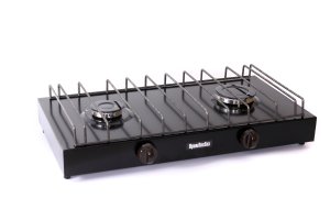 Плита газова 2-х конфорочна ШИРОКА 60 см з автоматикою безпеки настільна ПромТехГаз ПГ2-02-01А