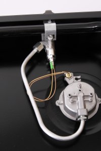 Плита газова 2-х конфорочна ШИРОКА 60 см з автоматикою безпеки настільна ПромТехГаз ПГ2-02-01А