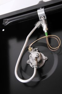 Плита газова 2-х конфорочна ШИРОКА 60 см з автоматикою безпеки настільна ПромТехГаз ПГ2-02-01А