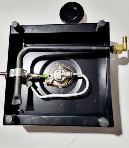 Плита газова настільна однопальникова з автоматикою безпеки "ПромТехГаз" ПГ1-01А