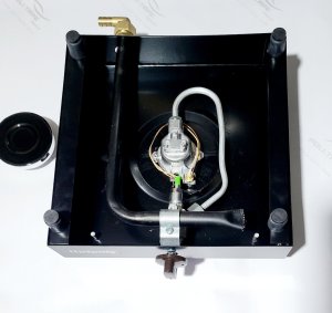 Плита газова настільна однопальникова з автоматикою безпеки "ПромТехГаз" ПГ1-01А