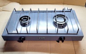 Плита газова настільна 2‑конфорочна (таганок) для роботи від магістрального газу.